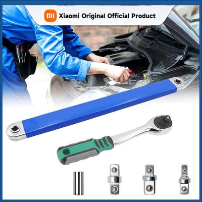 72 Tooth Ratchet Handle Socket Wrench Quick Release Ratchet CR-MO Extension Wrench Square Drive Adapters Multifunctional Wrench