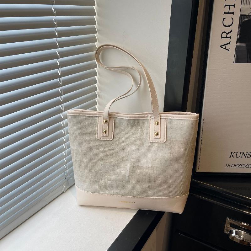 Large capacity fashion Korean version temperament work commuter bag women's new shoulder underarm bag portable tote bag