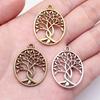 Tree Of Life Charms Antique Round Pendants For Spiritual DIY Jewelry