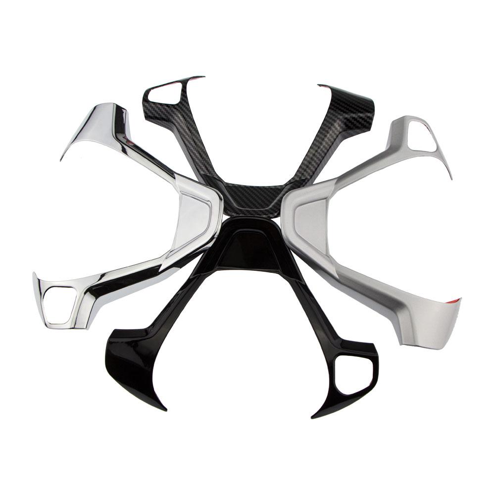 Pro Ford Fiesta MK7 2009-2017 Ecosport 2012-2017 Kryty volantu do auta Dekorační nálepka Doplňky pro styling auta