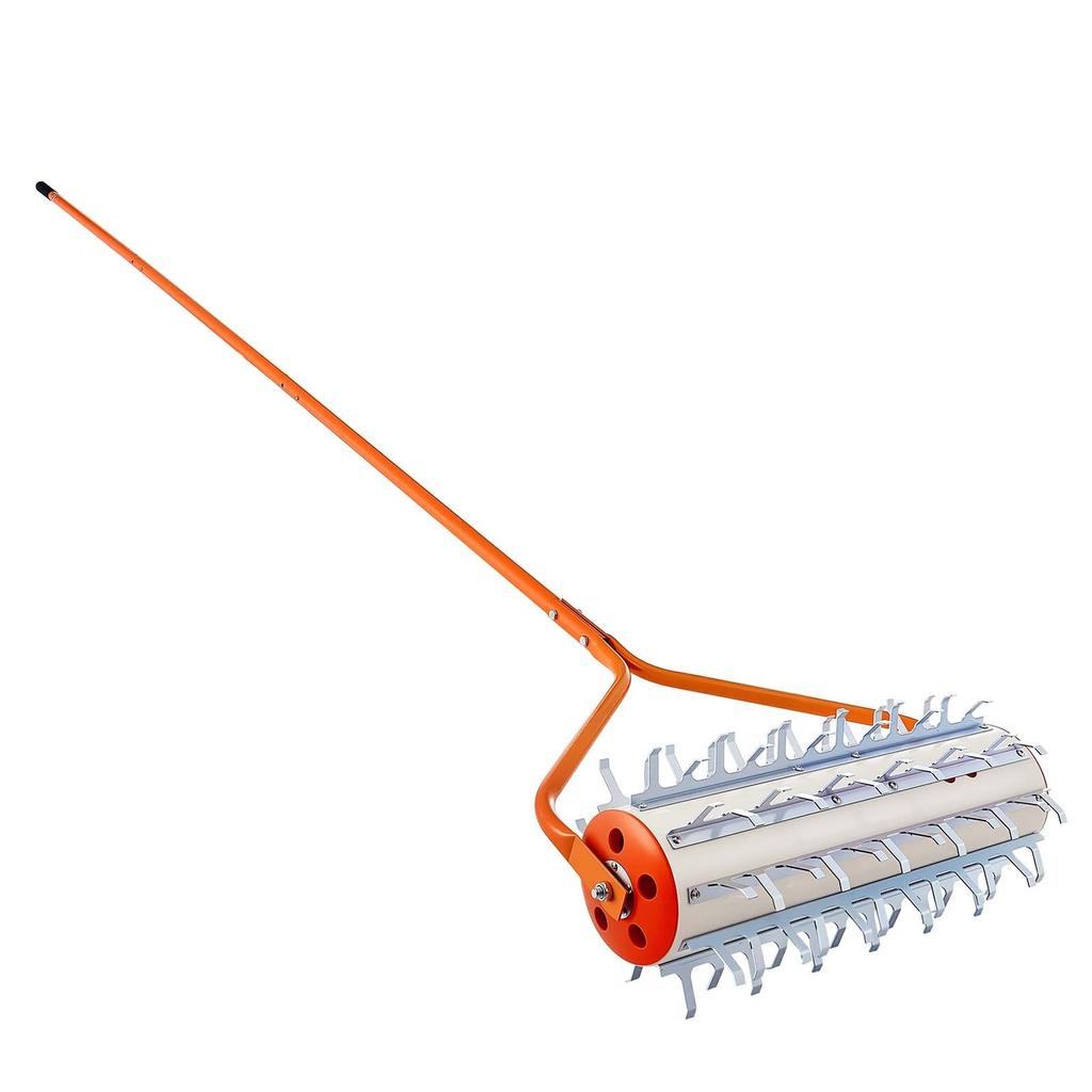 Lake Weed Roller, 3.66 M Lake & Pond Weed Removal Tool, Muck Razer Aquatic & Sludge Tiller, Rid Roots and Muck Buildup, 9 Preassembled Galvanized Iron