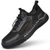 ModeHeren Luxe Merk Heren Ademende Sneakers Vetersluiting Heren Casual Schoenen Uitgesneden Mannen Wandelschoen Leer Mode Outdoor Platte Schoenen
