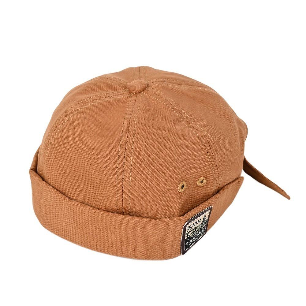 Cotton Men Women Skullcap Dome Bucket Cap Fashion Melon Docker Cap  Outdoor