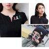 Breast Cancers Awareness Pin Alloy Material Corsage Pin Ribbon Enamel Pins