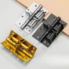 Heavy-duty 4 "automatic Door Closer Hinge 90-degree Stop Buffer Rebound Self-closing Spring Hinge