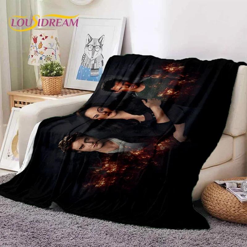 The Twilight Saga Edward Bella Mjuk Flanellfilt för Säng Sovrum Soffa Picknick, Kastfilt att Täckas med Utomhus Fritid Vilo-present