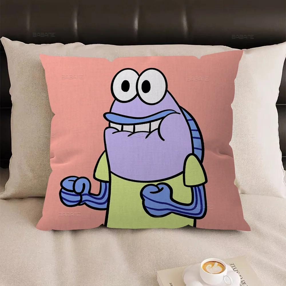 CartoonFish Cushion Cover Polyester Sofa Cushions Decorative Throw Pillows Home Decoration Pillow cover 45cmx45cm