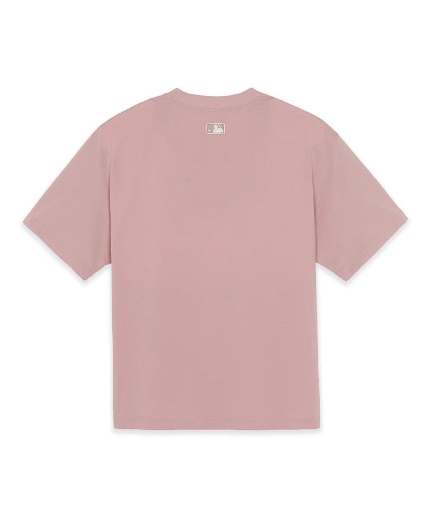 Emelbi Basic Lightweight Oversized Short Sleeve T-Shirt Cle (L.Pink)