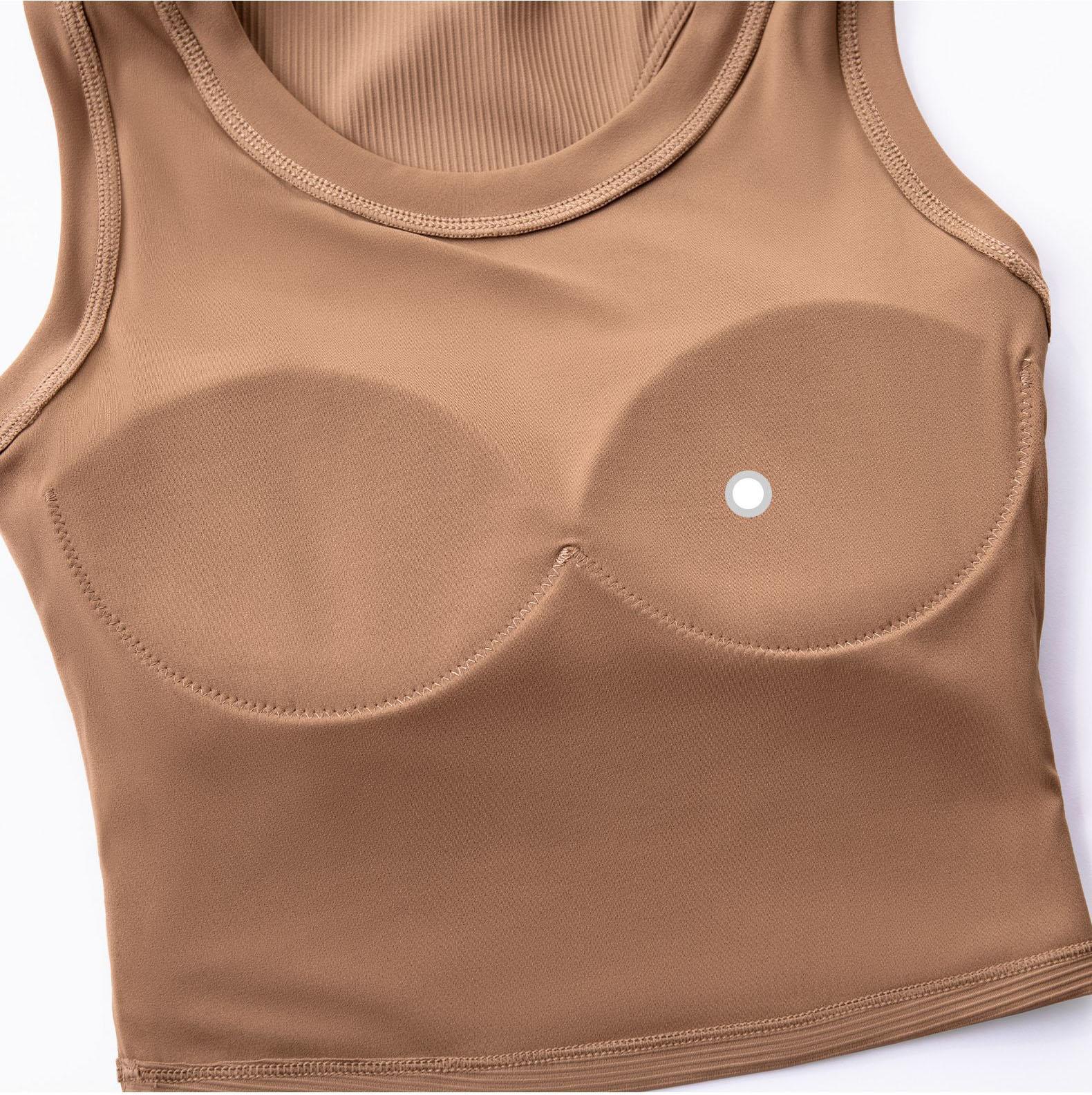 Женский беспроводной удлиненный бюстгальтер со сборками — фото 9