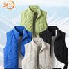 Herren Übergröße Daunen Baumwolle Weste Herbst Winter Warme Weste Fleece Partner Outfit Neu Lässige Ärmellose Jacke