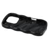 For iPhone 16 Pro Max Case Wavy Edge Shockproof TPU+PC Phone Cover