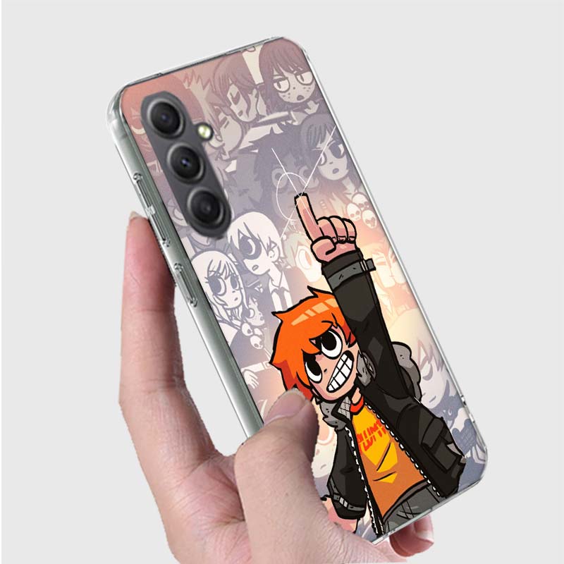 Scott Pilgrim anime Phone Case for Samsung A16 A26 A36 A56 A17 A37 A57 A07 A06 A02S A03 A04S A05S Galaxy Note 20 10 A50S A71 A51