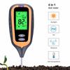 Nowy cyfrowy miernik wilgotności gleby 4 w 1 Miernik pH Tester temperatury światła słonecznego do roślin ogrodniczych z wyświetlaczem LCD