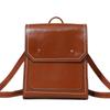 Echtes Leder Mode Gewachstes Rindsleder Rucksack Damentasche Retro Schultasche