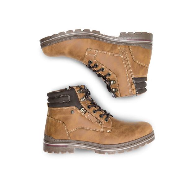 Kotníkové boty Lanetti 22MW2042, hnědé