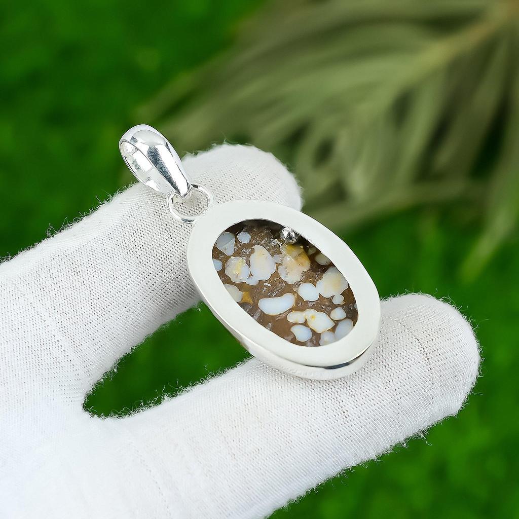 Mothers day Sale 925 Sterling Silver Wild Horse Magnesite Stone Handmade Pendant