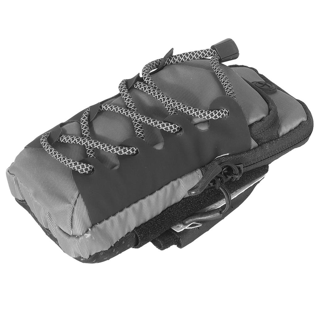 Oversized Reflective Storage Pouch With Quick Release Straps Perfect For Adventure Motorcycles Long Distance Travel