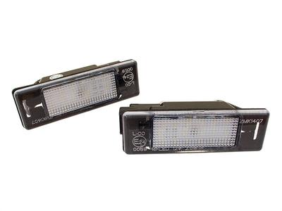 Citroen Berlingo I II C2 C3 I C3 Pluriel C4 I C4 Grand Picasso C5 II C6 C8 DS3 Evasion Jumpy LED License Plate Lights 2 Pcs. Set