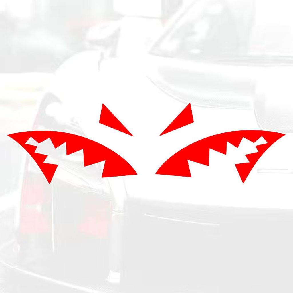 Car Antenna Mouth Styling Stickers Fashion Reflective Vinyl Decals Fin Antenna Decoration Sticker Accessories Tools