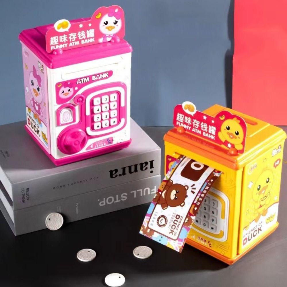 Money Box Electronic Bank Safe Box Fingerprint Children Money Boxes  Children/Kids