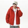 % Down New National Standard White Duck Down Jacket Men and Women Winter Loose Pie Overcome Thickened Hooded Jacket Men