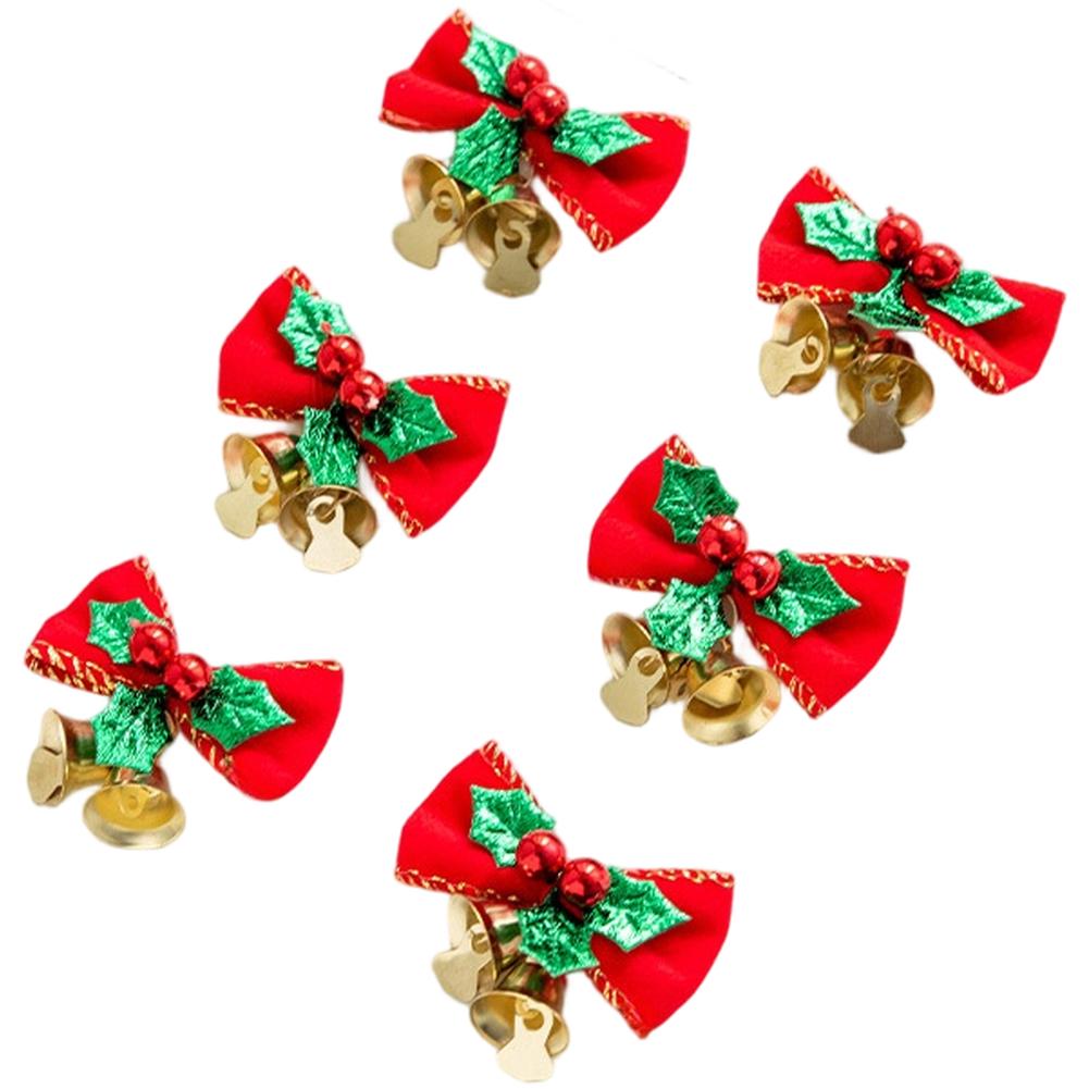 Holiday Decorating Christmas Ornaments Festive Bow Accents Handmade Ornaments Bicolor Gold Seasonal Cheer Sounds