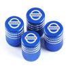 For Nissan MBQ1Car Wheel Tire Valve Caps Tyre Stem Covers Airdust Waterproof Accessories for Nissan X-trail Qashqai Note Juke Sentra Patrol