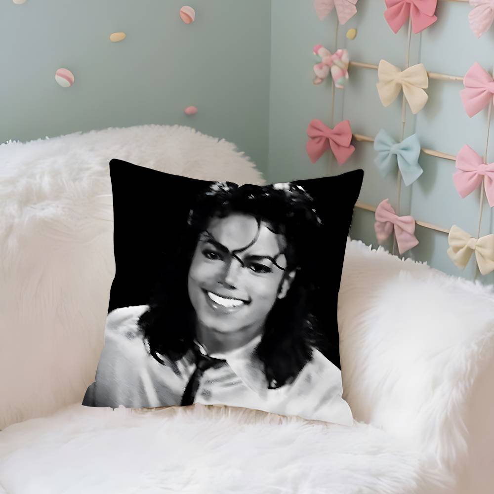 Singer MMichaels JJoseph Jackson Case Plush Fabric Soft Pillowcase Double Sided Print Cushion Cover Household Gifts