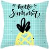 Tropical Style Fruit Cactus Printed Pillow Case Home Decor for Sofa Office Polyester Throw Pillow Cover Decorative Cushion Cover