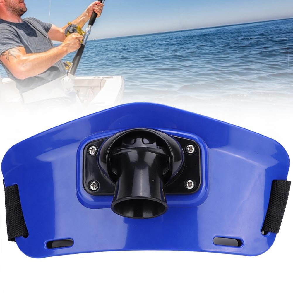 ABS Roterande Magtopp Bälte Fiskeutrustning Hård Plast Skyddande Båtfiske Utrustning(Blå)