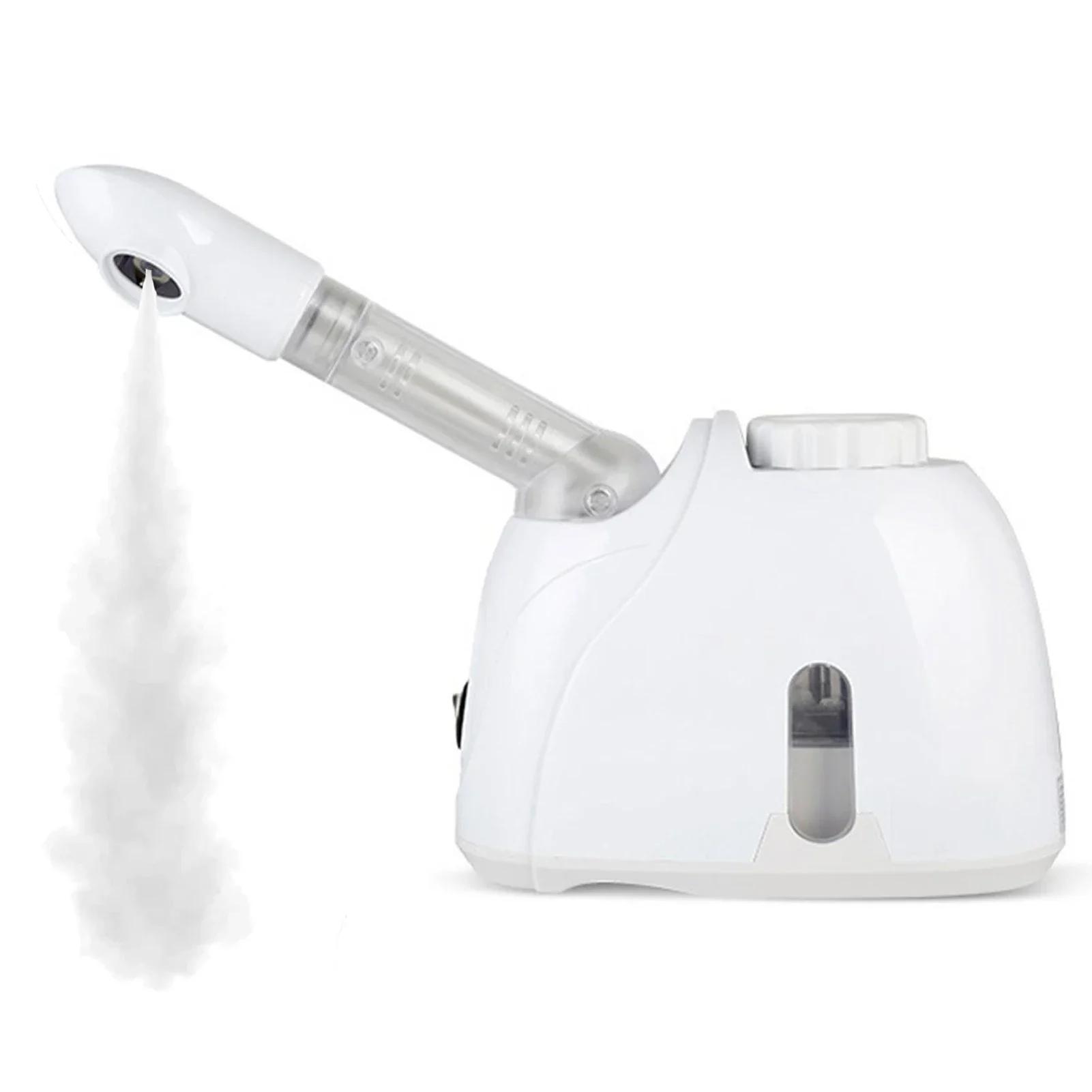 

Горячий спрей для лица, паровой аппарат, нано-спрей, измеритель увлажнения, салон красоты, домашний распылитель с открытыми порами белый