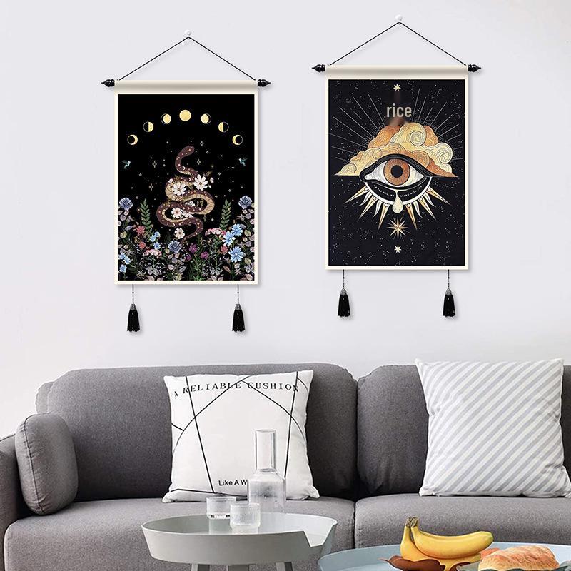 Tarot Card Tapestry: Sun & Butterfly Living Room Bedroom Dorm Decor