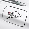 Jimny Fuel Filler Cover Sticker Rear Glass Rear JB74/64 Fuel