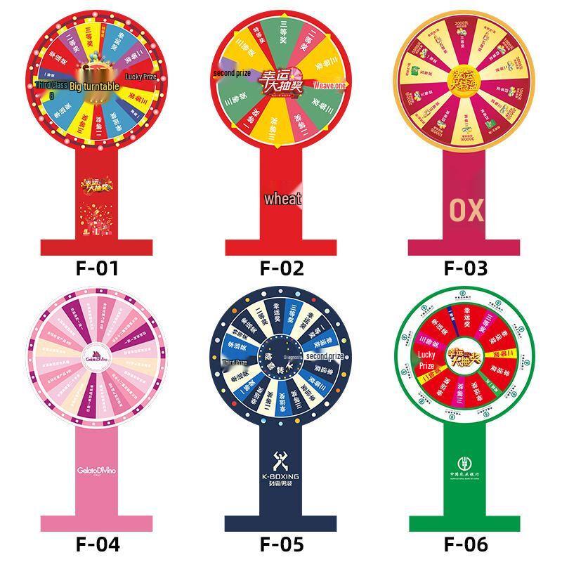 Giant Lucky Draw Spin Wheel with Wooden Stand