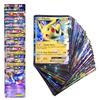 100 Peças Cartas Pokemon Brilhantes VSTAR GX EX VMAX MEGA EQUIPE TAG Energia Treinador Charizard Pikachu Coleção Carta de Batalha I37