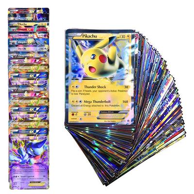 100Pcs Pokemon Cards Shining VSTAR GX EX VMAX MEGA TAG TEAM Energy Trainer Charizard Pikachu Collection Battle Card I37