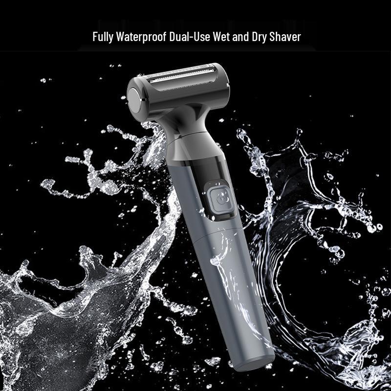 Men's Full Body Washable Electric Razor: Multi-Functional, Portable Hair Trimmer for Private Areas