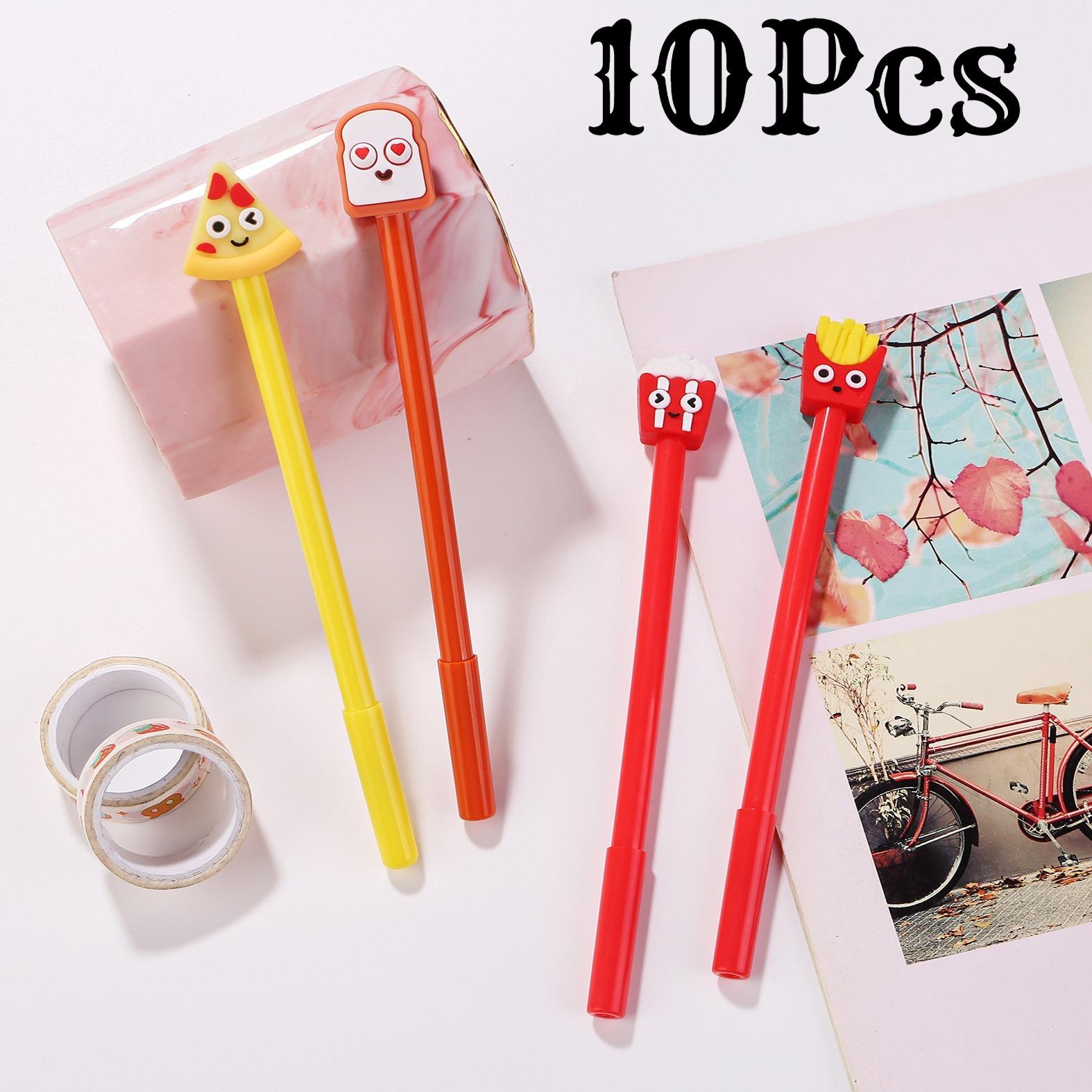 

10Pcs Fast Food Burger Ice Cream Pen, Used for Office Work, Problem Solving, Signature Writing, Diary, Note Taking, Student Classroom Prizes, Friend G Random style 10Pcs