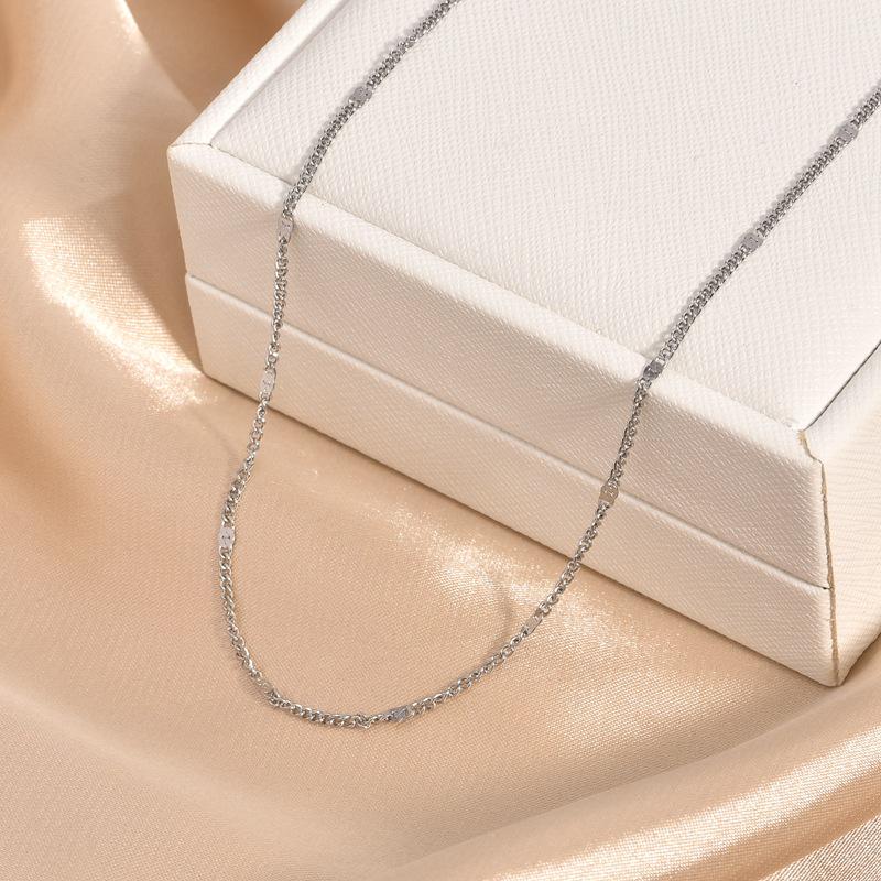 Εξατομικευμένο Κολιέ από Χρυσό 18Κ και Τιτάνιο Ατσάλι για Γυναίκες