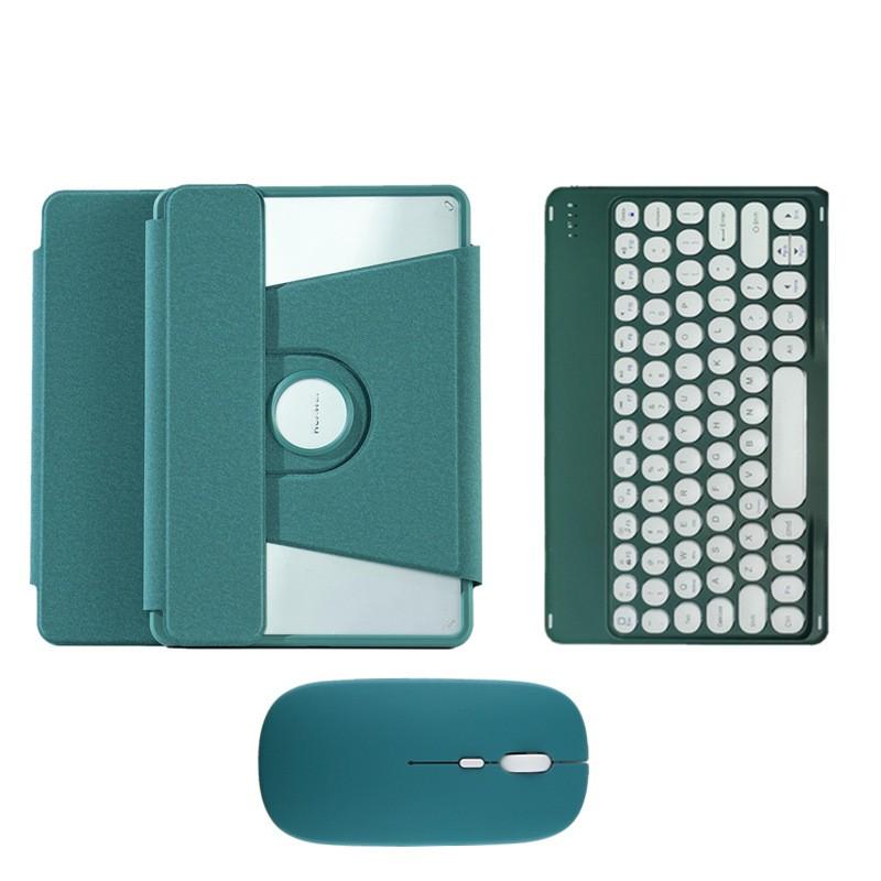 IPad 11th Gen Case With Rotating Stand Keyboard Cover Stylus Slot Auto Sleep/Wake PU Leather Air 11 Pro