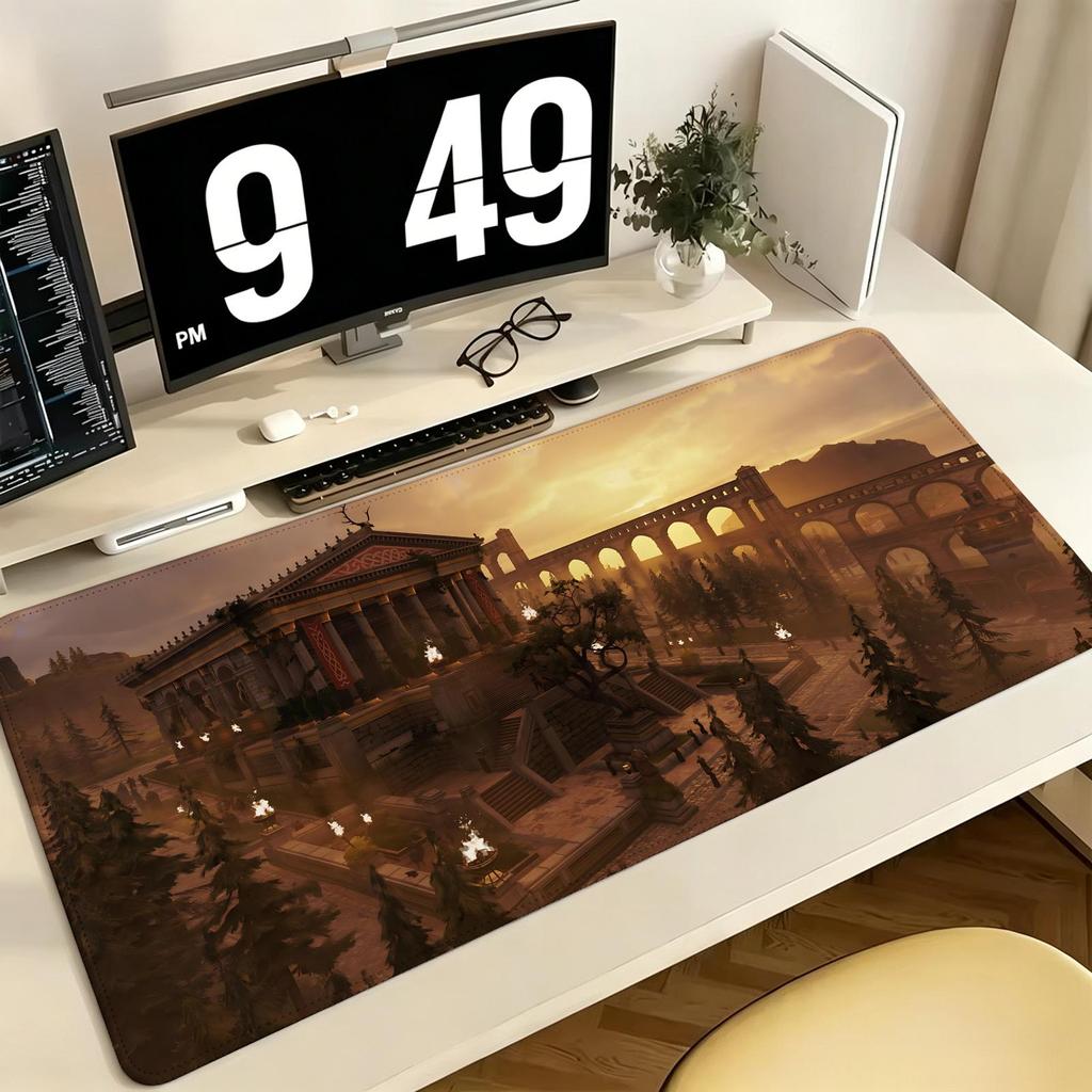 Pro ESports Xxl Gaming Mousepad Extra Large NonSlip Stitched Edge Keyboard Laptop Desk Mat For Pc Gamer Anno 117 Pax Romana