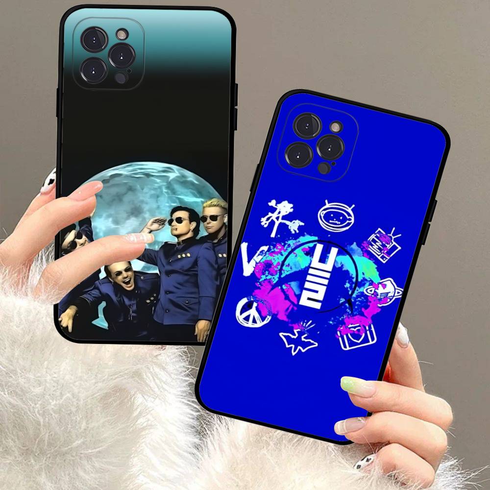 1pc Famous U-U2 Rock Band Phone Case For Iphone 17 Air 16 15 14 13 12 11 Pro Max 16 15 14 Plus TPU Soft Case