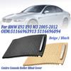 51166963913 Car Rear Center Console Roller Blind Cover For BMW E92 E93 M3 2006-2012 Car Interior Accessories 5116696094