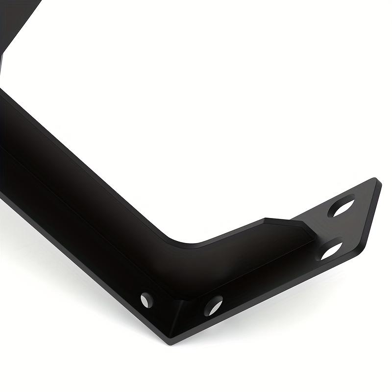 2pcs Heavy-Duty Metal Wall Hooks - Sturdy Triangle Shelf Support Bracket for Wardrobe, Closet, Entryway - Durable Furniture Hardware Organizer