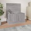Vidaxl Chest, Sonoma Grey Oak, 50X30X28Cm, Wood-Based Material