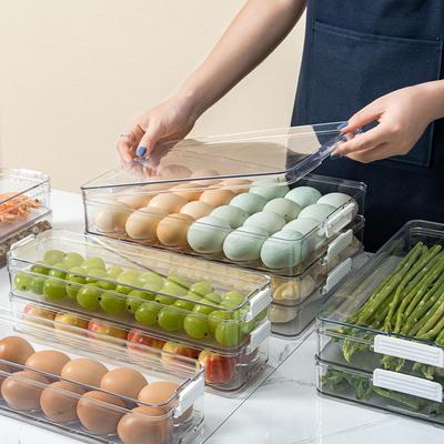 1 Confezione Porta Uova per Frigorifero, Contenitore in Plastica per Conservazione Uova per Frigorifero, Organizzatore Uova per Frigo