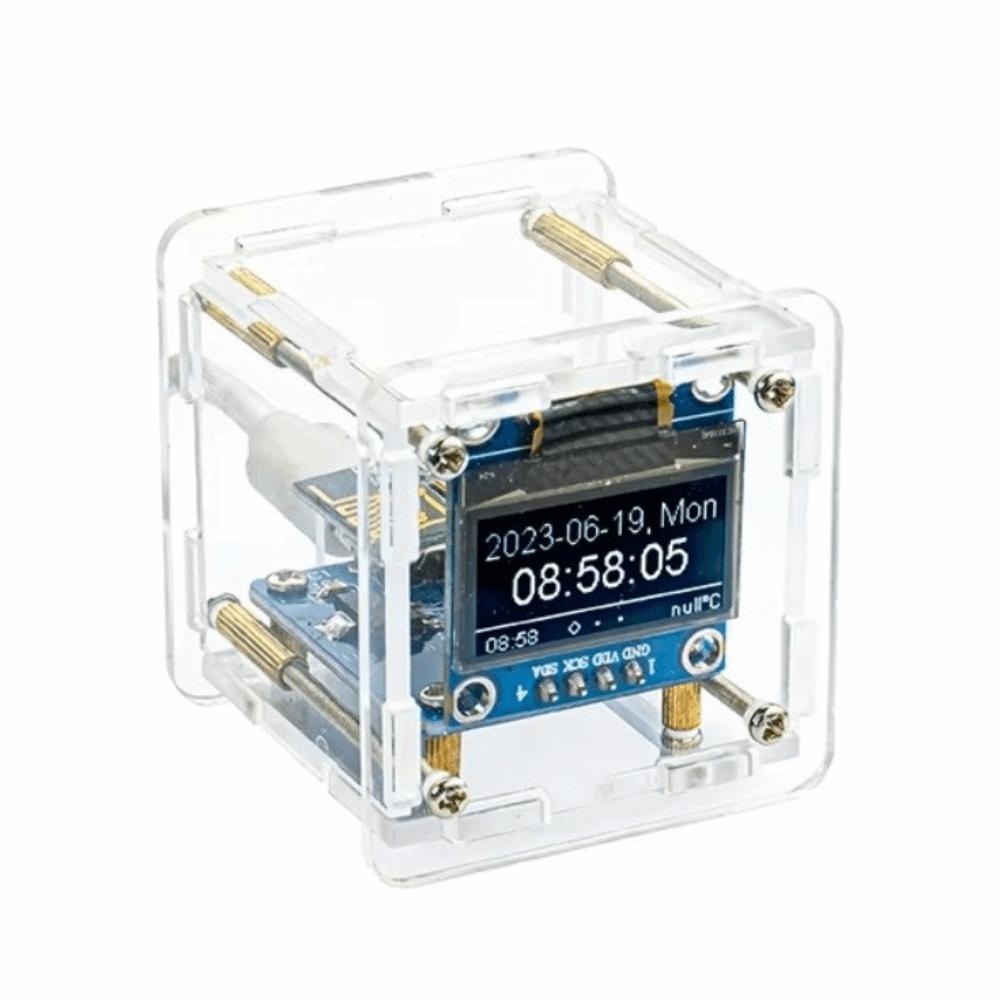 Time Temperature Humidity Digital Clock Kits DIY Clock Soldering Kit Home Use