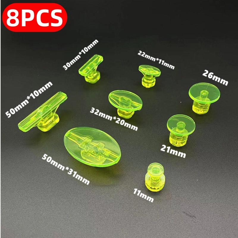 8pcs Glue Tabs Dent Removal Tools Car Dents Repair Car Dent Removal Tool Auto Paintless Dent Repair Glue Tabs For Car Body 8PCS