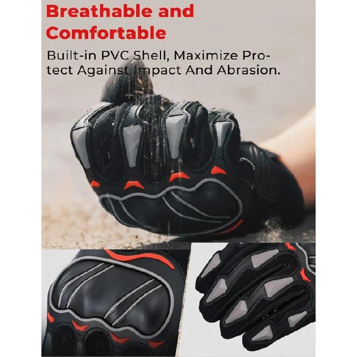 Summer Motorcycle Gloves CE 1KP Riding Gloves Hard Knuckle Touchscreen Motorbike Tactical Gloves For Dirt Bike Motocross ATV UTV