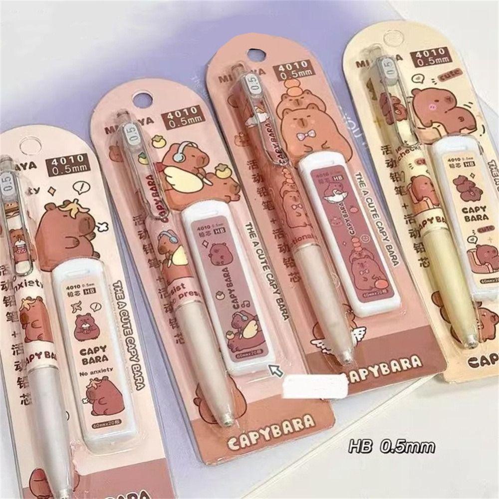 Capybara Automatic Pencil Animal Propelling Pencil Kids Gift Mechanical Pencil  Students Prize